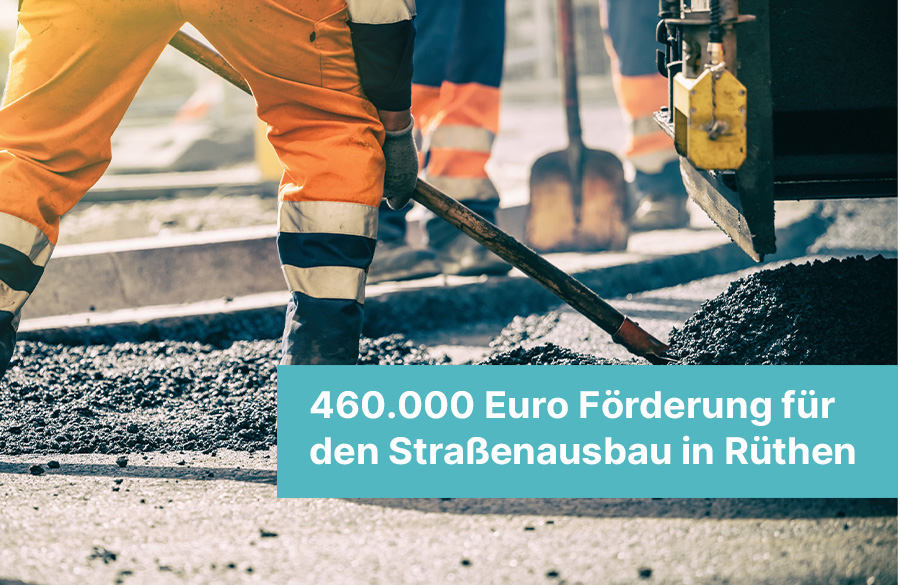 460.000 Euro Förderung für den Straßenausbau der K45 in Rüthen